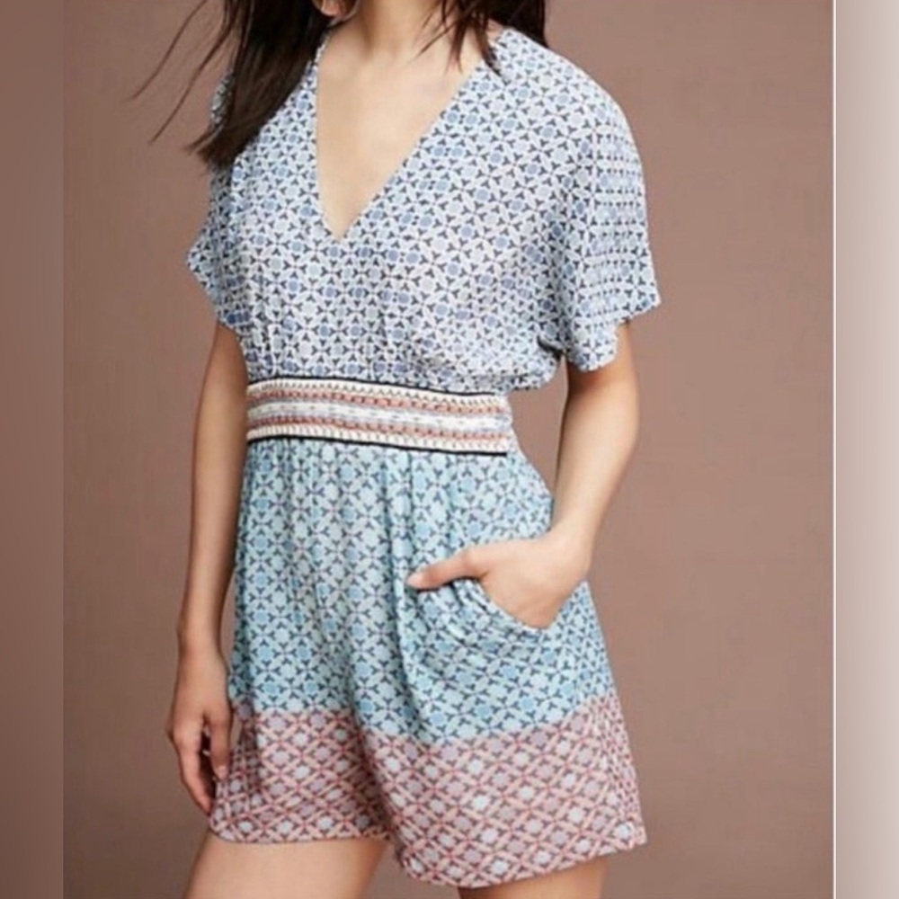 Anthropologie Unconditional Apparel Priscilla Romper Size XL